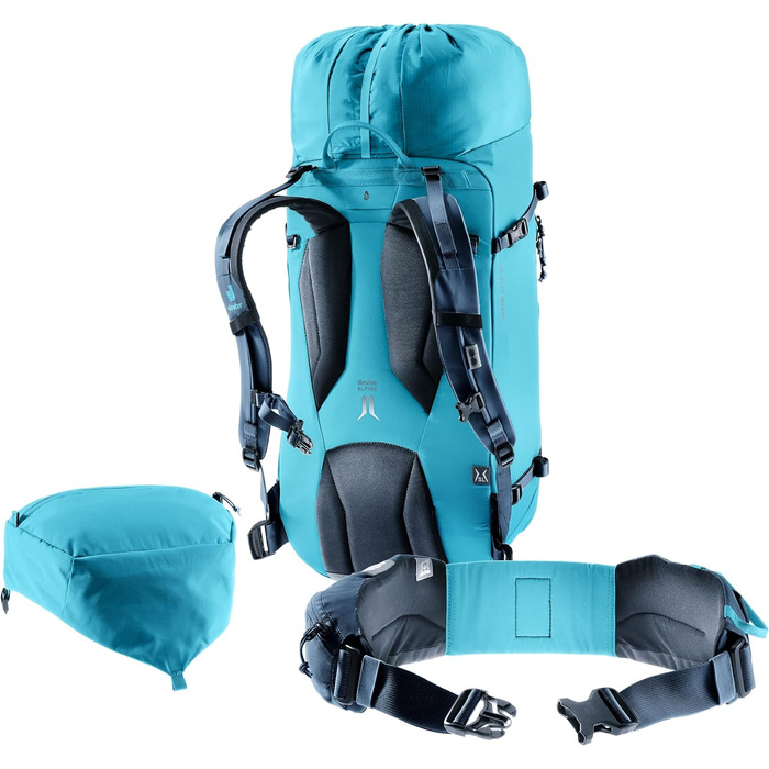 Жіночий альпіністський рюкзак Deuter Guide 32+8 SL, Lagoon-Ink
