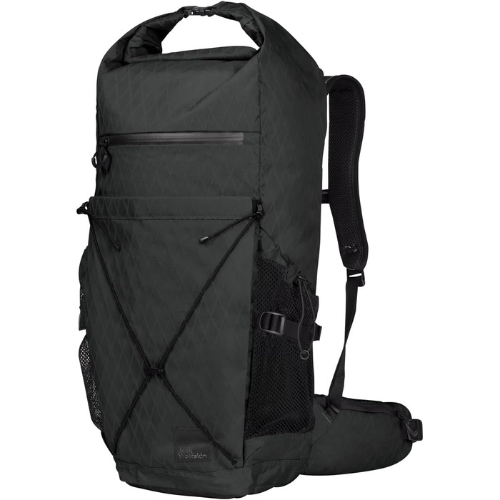 Рюкзак Jack Wolfskin Wandermood Rolltop 30 л унісекс, для туризму, чорний