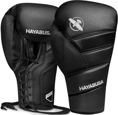 Боксерські рукавички Hayabusa T3 Lace Up - чорні