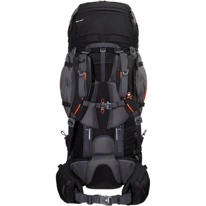 Туристичний рюкзак Mount S+ 120 л для подорожей, фронтальний і верхній вхід, з дощовиком, для жінок і чоловіків, виготовлений в ЄС