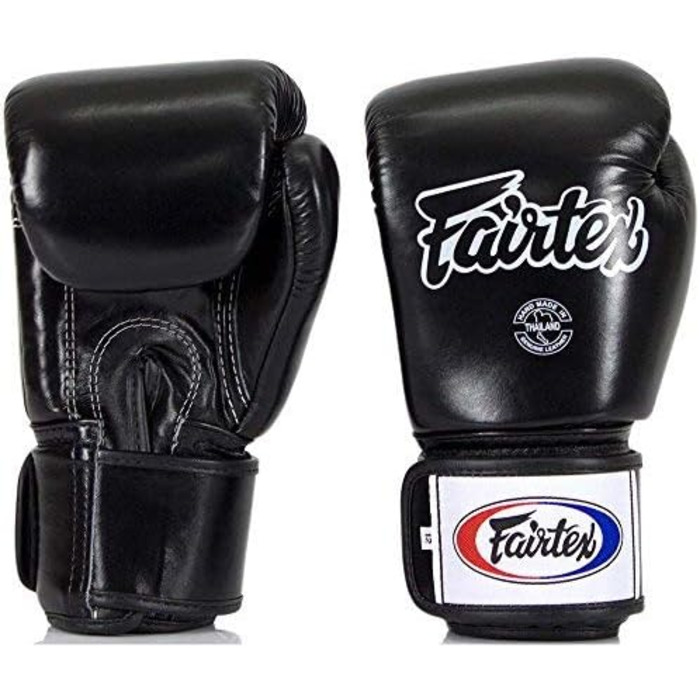 Боксерські рукавички Fairtex BGV-1 чорні 16 унцій для ММА Муай Тай