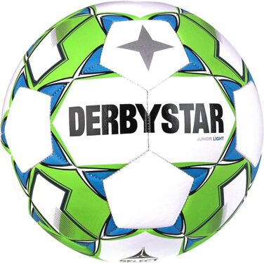 Дитячий футбольний м'яч Derbystar Junior Light v23 розмір 5 біло-зелений