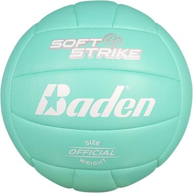 Волейбольний м'яч Baden Soft Strike штучна шкіра, бірюзовий