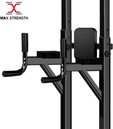 Діп-станція MAXSTRENGTH Multi Gyms Power Tower, чорний