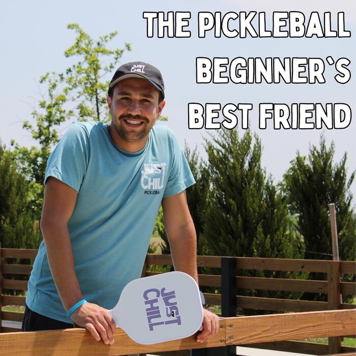 Ракетка для піклболу Just Chill Pickleball - графіт, стільникова серцевина, комфортне зчеплення