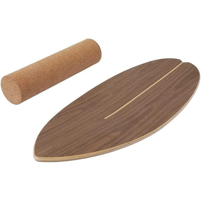 Баланс борд для дому Surf Style з роликом, тренажер для фітнесу, балансу, стабільності та зміцнення м'язів кора, для серфінгу, скейтборду та спорту без основи