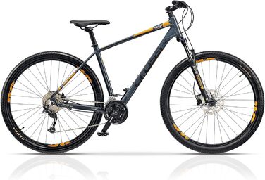 Дюймовий гірський велосипед Чоловічий MTB велосипед Hardtail Fusion 27 швидкісний Shimano ALIVIO RD-M3100 SGS - висота рами 42, 46, 50 та 54 - модельний рік 2024 42см (зріст 155-165см), 29