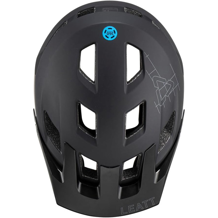 Шолом Leatt MTB 1.0 AllMtn V23 Stealth M 55-59см