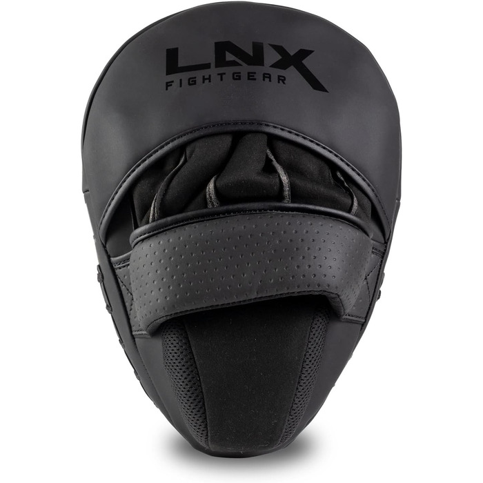 Накладки LNX Hand Paws Ultimat Focus Pads - матові чорні вигнуті, ідеально підходять для професійних рукавиць, тренувань, боксу, ММА і т.д.