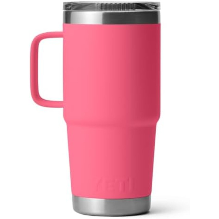 Термокружка YETI Rambler 591 мл, тропічно-рожева, нержавіюча сталь, термоізольована для напоїв