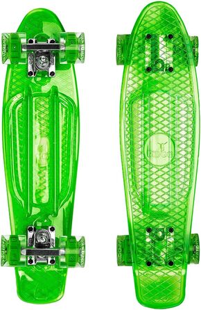 Скейтборд Ridge Blaze Mini Cruiser, 55 см (56 см, Зелений/Мульти)