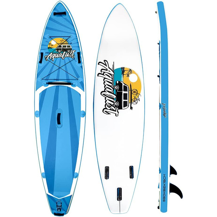 Надувне весло ISUP 330см синій (дошка весло повідець), 10'8 Cruiser SUP Board