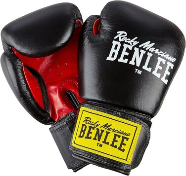 Боксерські рукавички BENLEE Fighter Black 14 унцій бинти Rocky Marciano