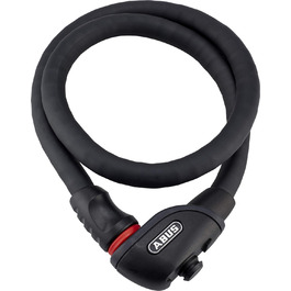 Замок ABUS Steel-O-Flex Phantom 8960, магнітний тримач, сталевий броньований трос, рівень безпеки 6, 85 см, чорний