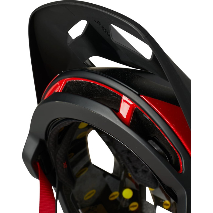 Унісекс велосипедний шолом Fox Racing Speedframe Pro з захистом IPS Air Node, BOA Fit, чорний/червоний, розмір S