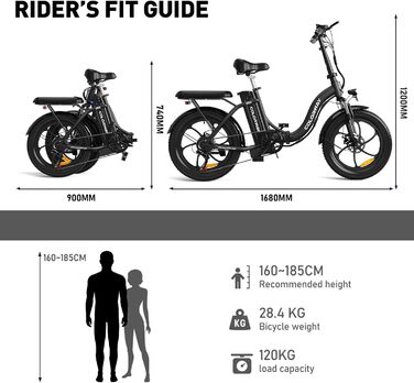 Електровелосипед  Вт 36В/15Агод, 45-100км, 7 швидк., 20" Fat Tires, 250