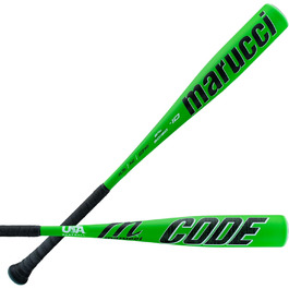Бейсбольна бита Marucci Code для підлітків, зелена, 31 дюйм / 21 унція (алюмінієва)