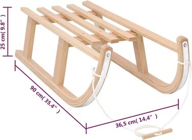 Санки дитячі 90x36.5x25 см Фанера, для кемпінгу та полювання