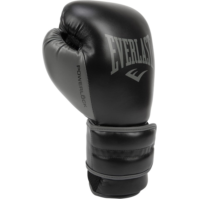 Рукавички Everlast Unisex для дорослих Powerlock 2R (чорні, 16 унцій)