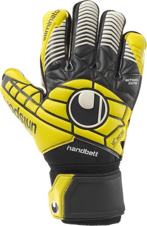 Рукавички uhlsport ELIMINATOR HANDBED SOFT 9.5 Чорний/Жовтий/Білий