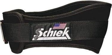 Пояс для важкої атлетики Schiek 2004, нейлоновий, 11,4 см, чорний