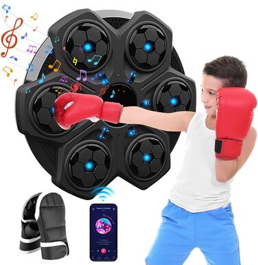 Музичний бокс-машина Bluetooth з LED, настінна, з рукавичками, для дорослих і дітей