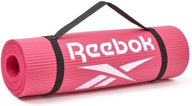 Килимок гімнастичний Reebok, 10 мм, рожевий, нековзний, для фітнесу