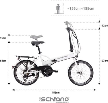 Електровелосипед унісекс 250 Вт, 20