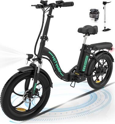 Електровелосипед HITWAY E-Bike20, акум. 12 Ач, запас ходу 35-90 км, 7 передач