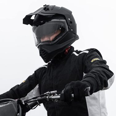 Мотошолом ILM Dual Sport Adventure з сонцезахисним козирком, сумісний з Pinlock, ECE, для мотокросу, квадроцикла, оффроуд WS902