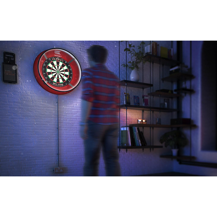 Освітлення Target Darts Corona Vision, чорний каркас, білий LED