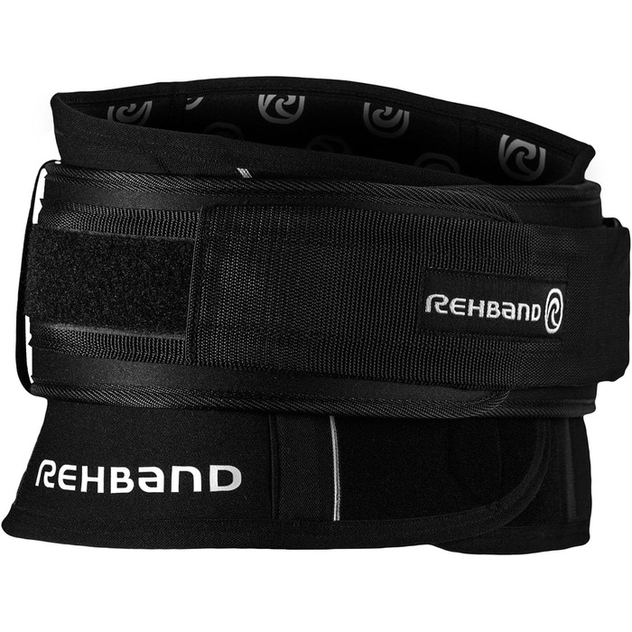 Бандаж для спини Rehband X-RX з поясом, неопрен 7мм, чорний XXXL