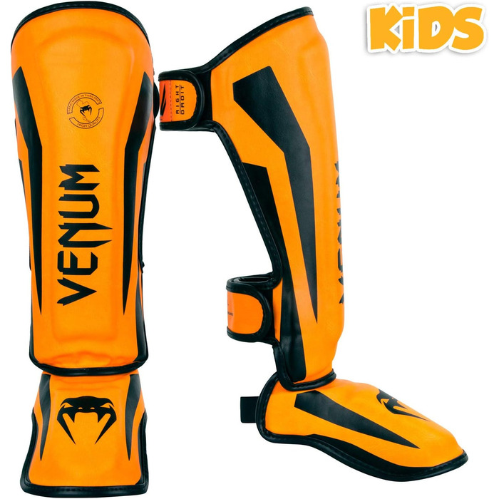 Щитки для гомілок Venum Kids Elite Neo Orange