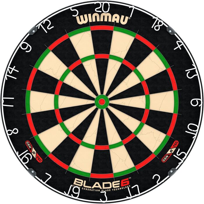 Дошка для дартсу WINMAU Blade 6 - професійна щетина, турнірний набір