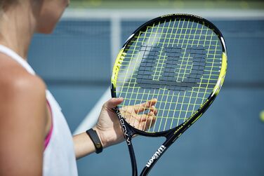 Ракетка для тенісу Wilson для дорослих, розмір 10.3 см, 10.2 см, 11.4 см, 11.4 см, 11.4 см. Розмір рукоятки 3 - 4 3/8 Energy XL