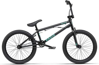 Радіо Revo Pro FS 20 дюймовий велосипед BMX Велосипед Фрістайл Велосипед 20 Початківець Стріт Парк Трюки Чорний