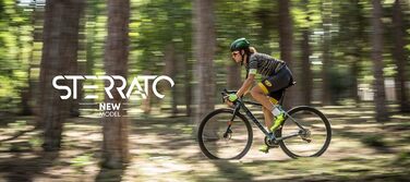 Чоловічий гравійний велосипед Airtracks 28 дюймів STERRATO 3.0 Bike 2 x 8 швидкісний Shimano Claris RD-R2000 8-швидкісний - висота рами 49 см, 52 см і 5 5см - Модель 2024 52см (зріст 162-177см)