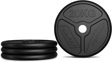 Набір вагових пластин Marbo Sport Olympia Ø51мм, 2x10кг, 2x20кг