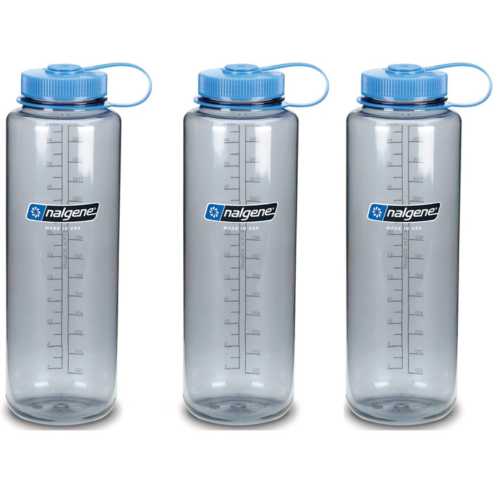 Пляшка Nalgene Everyday Wideneck 1,5 л сіра, набір з 3 шт.