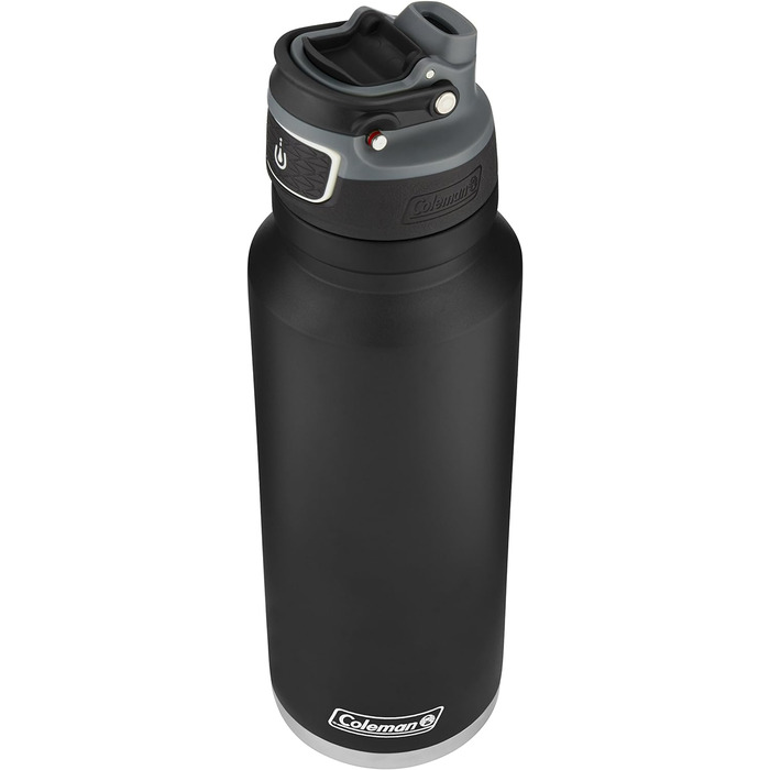 Пляшка для води Coleman Autoseal Freeflow, 1,1 л, нерж. сталь, чорна