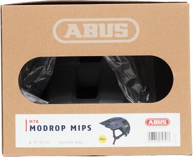 Шолом ABUS MoDrop MIPS - Велосипедний унісекс L (57-61 см) Сірий