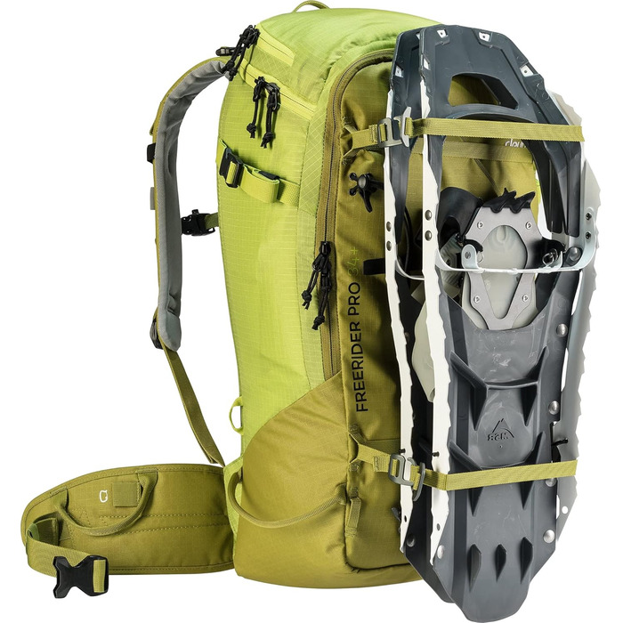 Рюкзак для лижного туризму deuter Unisex Freerider Pro 34 (3410 л, Moss-citrus)