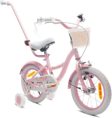 Велосипед Sun Baby Bicycle Flower, колеса на вибір, зі штангою, 2-6 років