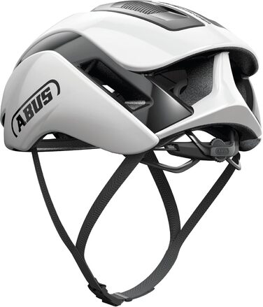 Шолом ABUS Gamechanger 2.0 Aero Helmet L (57-61 см) Білий (глянцевий)