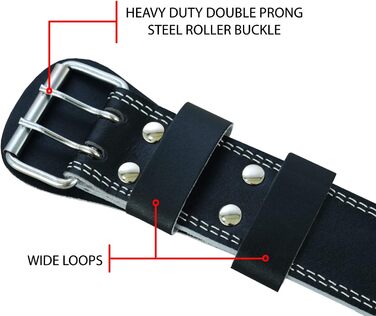 Пояс для важкої атлетики ROBOX, тренажерний зал, м'яка підтримка спини, тренування, пауерліфтинг, станова тяга, присідання, підтримка попереку, тренування 4 шкіряний ремінь з коров'ячої шкіри середній чорний