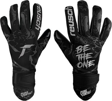 Рукавички Reusch Pure Contact Infinity Junior, внутрішній шов, чорний