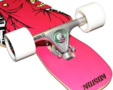 Через Komplettboard Cruiser Clash 41.0 x 9.5 дюймів - Profi Dropthrough Longboard Drop Thru Carver