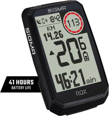 Велокомп'ютер SIGMA ROX 4.0 GPS - 40 годин, 30 функцій, для електровелосипедів