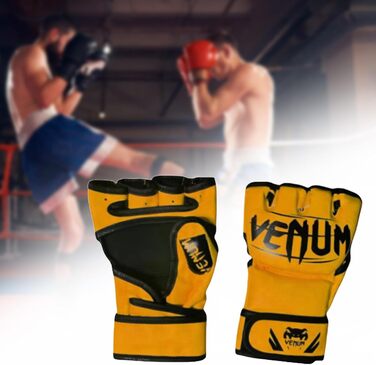 Рукавички Perfeclan Shock Absorbing MMA, міцні, PU, півпальця