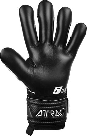 Дитячі воротарські рукавички Reusch Attrakt Finger Support з захистом пальців, внутрішнім швом і покриттям Grip Infinity, для штучного газону, унісекс